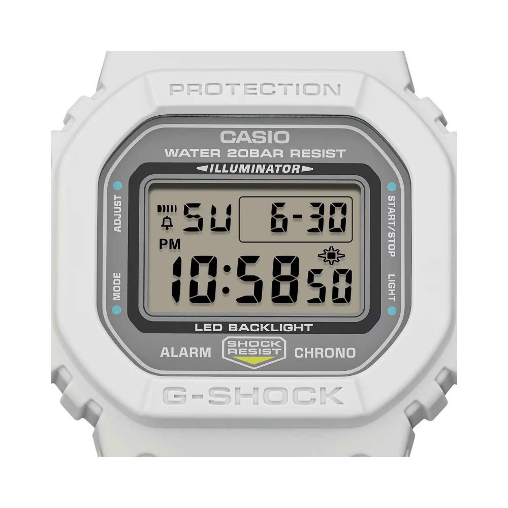 CASIO G-Shock Χρονογράφος Ρολόι Δίχρωμο Υφασμάτινο λουράκι DW-5600MNC-7A8ER