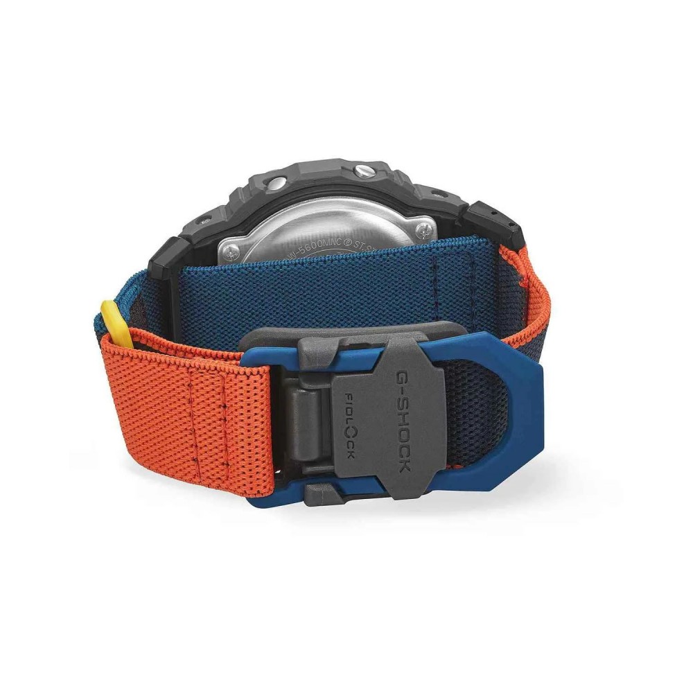 CASIO G-Shock Χρονογράφος Ρολόι Δίχρωμο Υφασμάτινο λουράκι DW-5600MNC-8A2ER