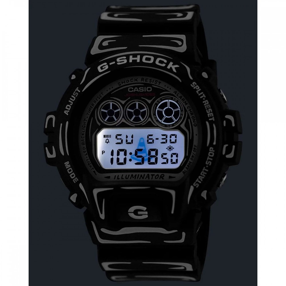 CASIO G-SHOCK Joshua Vides Special Edition Ρολόι Μαύρο Λουράκι Βιολογικής προέλευσης DW-6900TR-4ER