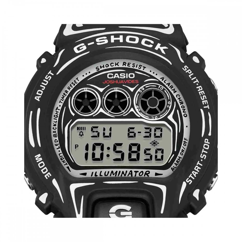 CASIO G-SHOCK Joshua Vides Special Edition Ρολόι Μαύρο Λουράκι Βιολογικής προέλευσης DW-6900TR-4ER