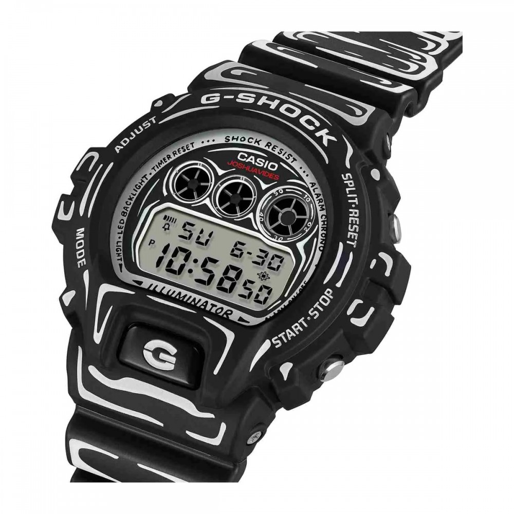 CASIO G-SHOCK Joshua Vides Special Edition Ρολόι Μαύρο Λουράκι Βιολογικής προέλευσης DW-6900TR-4ER