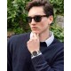 CASIO Edifice Αυτόματο Ρολόι  Ασημί Ανοξείδωτο Ατσάλι Μπρασελέ EFK-110D-1AER