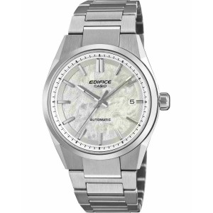 CASIO Edifice Αυτόματο Ρολόι  Ασημί Ανοξείδωτο Ατσάλι Μπρασελέ EFK-110D-7AER