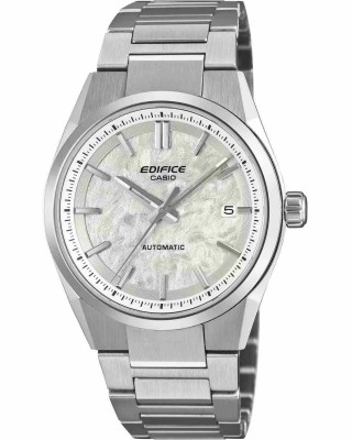 CASIO Edifice Αυτόματο Ρολόι  Ασημί Ανοξείδωτο Ατσάλι Μπρασελέ EFK-110D-7AER