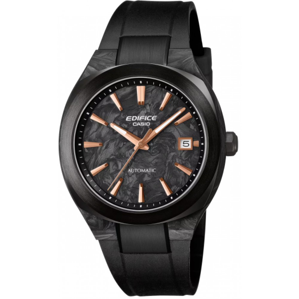 CASIO Edifice Forged Carbon Αυτόματο Ρολόι Μαύρο Καουτσούκ μπρασελέ EFK-200XPB-1AER CASIO Edifice Forged Carbon Αυτόματο Ρολόι Μαύρο Καουτσούκ μπρασελέ EFK-200XPB-1AER