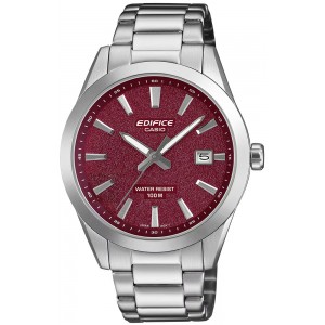 CASIO Edifice Ανδρικός Ασημί Ανοξείδωτο Ατσάλι Μπρασελέ EFV-160D-4AVEF