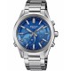 CASIO Edifice Tough Solar Smartwatch Xρονογράφος Ασημί Ανοξείδωτο Ατσάλι μπρασελέ EQB-1300D-2AEF