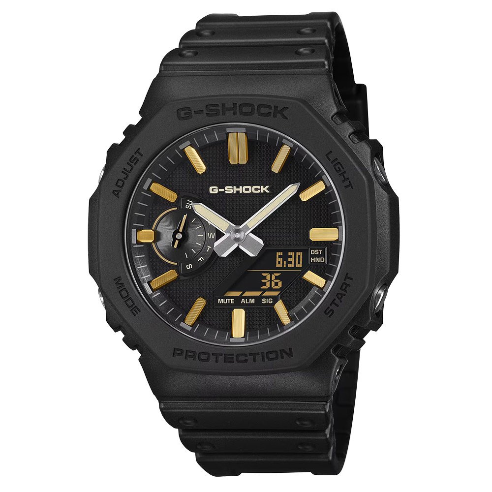 CASIO G-Shock Luxe Χρονογράφος Ρολόι Μαύρο Καουτσούκ Λουράκι GA-2100LXB-1A9ER
