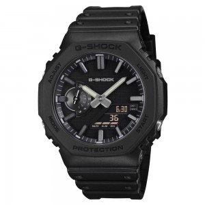 CASIO G-Shock Luxe Χρονογράφος Ρολόι Μαύρο Καουτσούκ Λουράκι GA-2100LXB-1AER