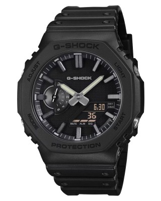 CASIO G-Shock Luxe Χρονογράφος Ρολόι Μαύρο Καουτσούκ Λουράκι GA-2100LXB-1AER