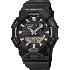 CASIO G-SHOCK Tough Solar Smartwatch Χρονογράφος Ρολόι Μαύρο Καουτσούκ Λουράκι GA-B010-1AER