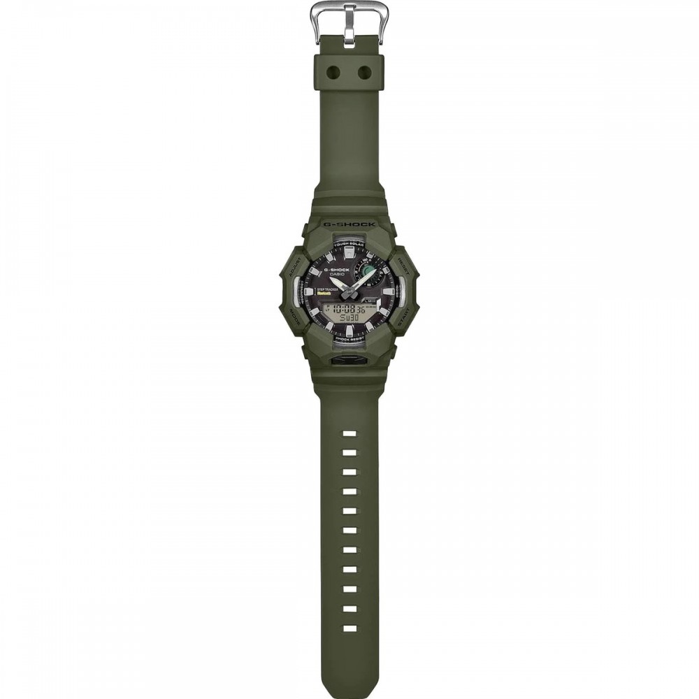 CASIO G-SHOCK Tough Solar Smartwatch Χρονογράφος Ρολόι Πράσινο Καουτσούκ Λουράκι GA-B010-3AER