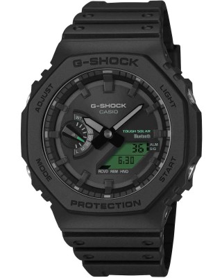 CASIO G-SHOCK Solar Smartwatch Χρονογράφος Ρολόι Μαύρο Καουτσούκ Λουράκι GA-B2100BEG-1AER
