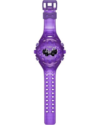 CASIO G-SHOCK Limited Edition Ρολόι Μωβ Διάφανο λουράκι GA-V01SKE-6AER
