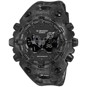 CASIO G-SHOCK Limited Edition Ρολόι Μαύρο Διάφανο λουράκι GA-V01SKE-8AER