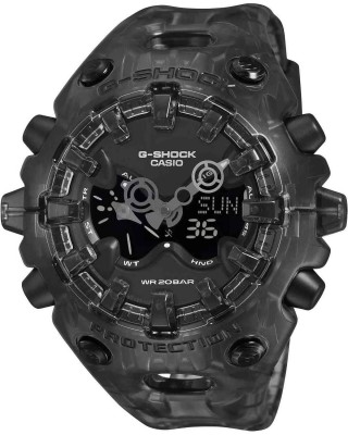 CASIO G-SHOCK Limited Edition Ρολόι Μαύρο Διάφανο λουράκι GA-V01SKE-8AER