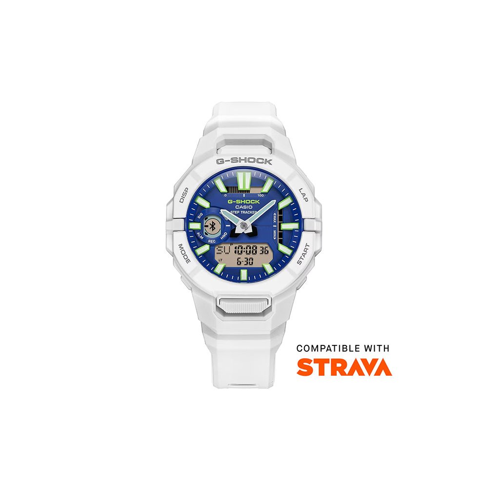 CASIO G-Shock G-Squad Smartwatch Ανδρικό Λευκό Λουράκι Βιολογικής Προέλευσης GBA-950-7A2ER