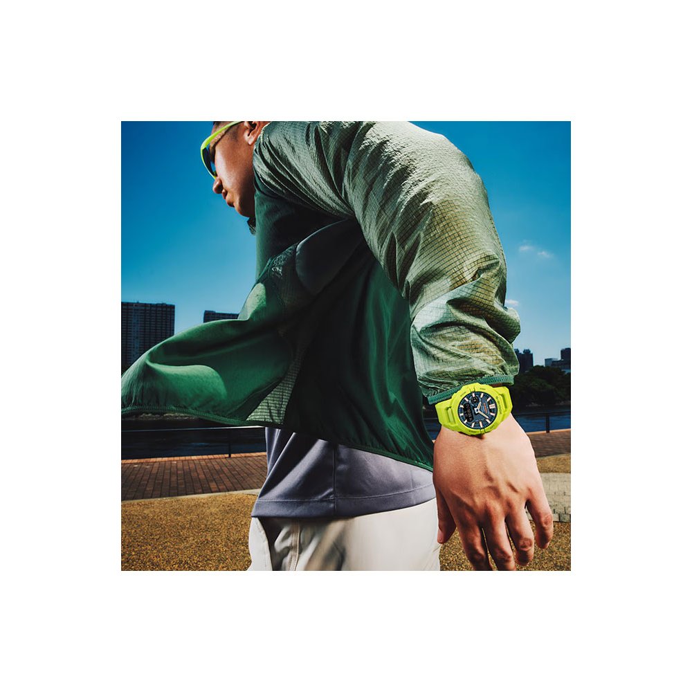 CASIO G-Shock G-Squad Smartwatch Ανδρικό Κίτρινο Λουράκι Βιολογικής Προέλευσης GBA-950-9A3ER