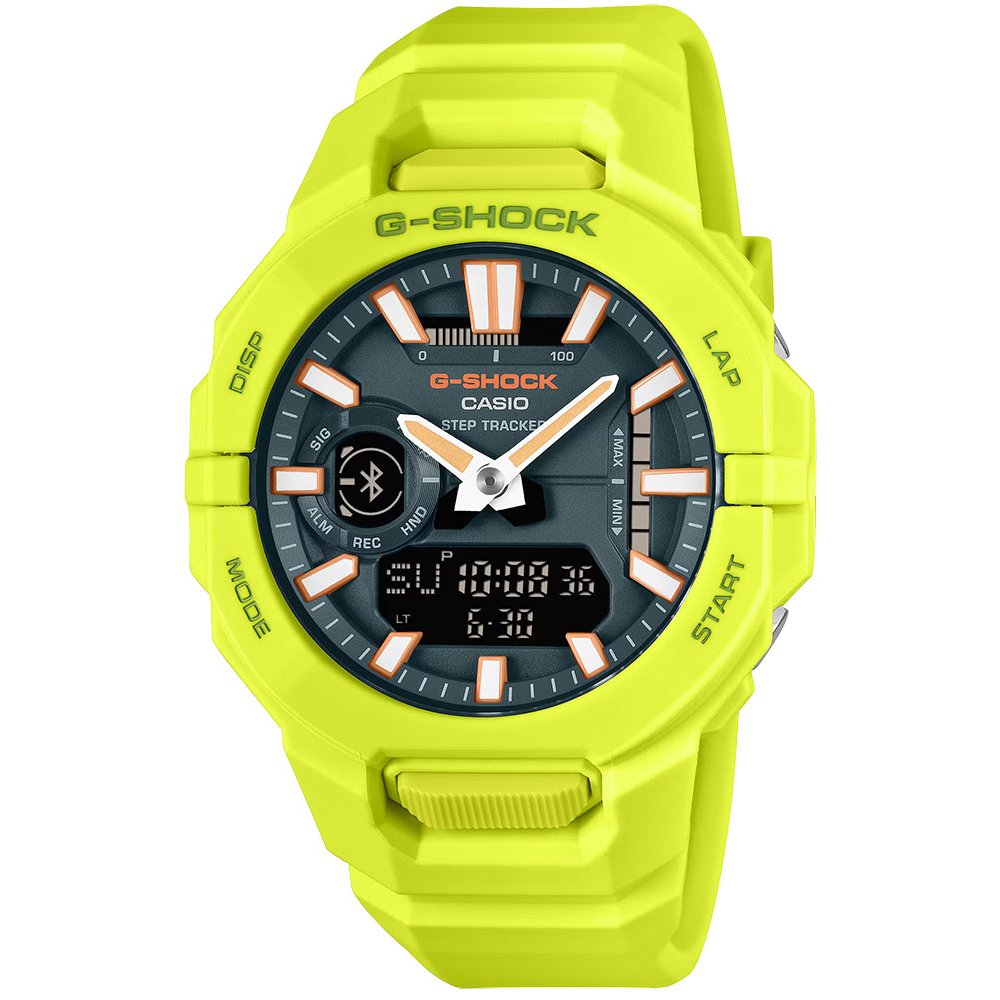 CASIO G-Shock G-Squad Smartwatch Ανδρικό Κίτρινο Λουράκι Βιολογικής Προέλευσης GBA-950-9A3ER