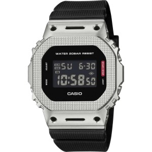 CASIO G-SHOCK Χρονογράφος Ρολόι Μαύρο Καουτσούκ Λουράκι GM-5600M-1ER