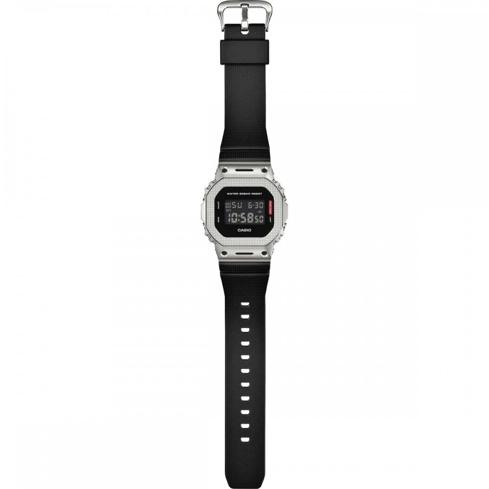 CASIO G-SHOCK Χρονογράφος Ρολόι Μαύρο Καουτσούκ Λουράκι GM-5600M-1ER