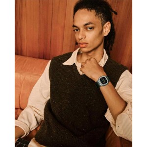 CASIO G-SHOCK Χρονογράφος Ρολόι Μαύρο Καουτσούκ Λουράκι GM-5600M-1ER