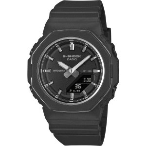 CASIO G-SHOCK Χρονογράφος Ρολόι Μα΄ύρο Διάφανο Βιολογικής προέλευσης GMA-P2110-1AER