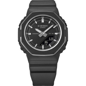 CASIO G-SHOCK Χρονογράφος Ρολόι Μα΄ύρο Διάφανο Βιολογικής προέλευσης GMA-P2110-1AER