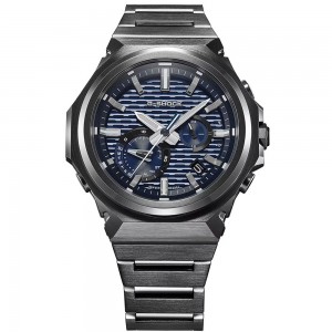 CASIO G-SHOCK Smartwatch Tough Solar Χρονογράφος Ρολόι Μαύρο Ανοξείδωτο ατσάλι μπρασελέ GST-B1000BD-2AER