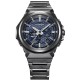 CASIO G-SHOCK Smartwatch Tough Solar Χρονογράφος Ρολόι Μαύρο Ανοξείδωτο ατσάλι μπρασελέ GST-B1000BD-2AER