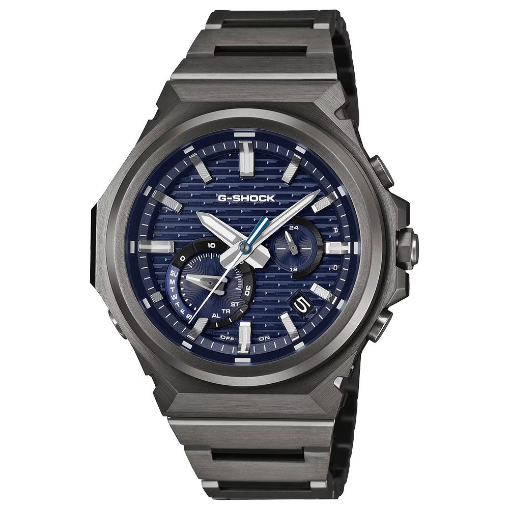 CASIO G-SHOCK Smartwatch Tough Solar Χρονογράφος Ρολόι Μαύρο Ανοξείδωτο ατσάλι μπρασελέ GST-B1000BD-2AER