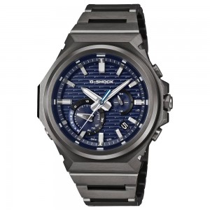 CASIO G-SHOCK Smartwatch Tough Solar Χρονογράφος Ρολόι Μαύρο Ανοξείδωτο ατσάλι μπρασελέ GST-B1000BD-2AER