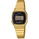 CASIO Vintage Ρολόι Unisex Επιχρυσωμένο Ανοξείδωτο Ατσάλι μπρασελέ LA-670WEGA-1EF