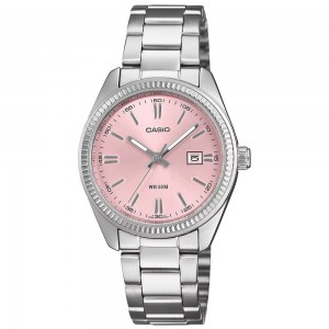 CASIO collection Ρολόι Γυναικείο Ασημί ανοξείδωτο ατσάλι μπρασελέ LTP-1302PD-4AVEF