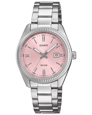 CASIO collection Ρολόι Γυναικείο Ασημί ανοξείδωτο ατσάλι μπρασελέ LTP-1302PD-4AVEF