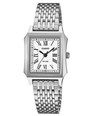 CASIO Collection Ασημί Ανοξείδωτο Ατσάλι μπρασελέ LTP-B190D-7BVER