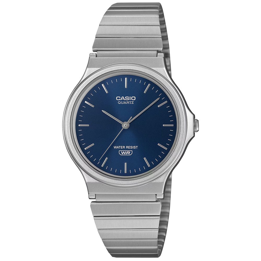 CASIO Collection Ασημί Ανοξείδωτο Ατσάλι μπρασελέ MQ-24DA-2AEF