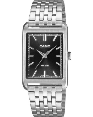 CASIO Collection Ρολόι Ασημί Ανοξείδωτο Ατσάλι μπρασελέ MTP-B215D-1AVER