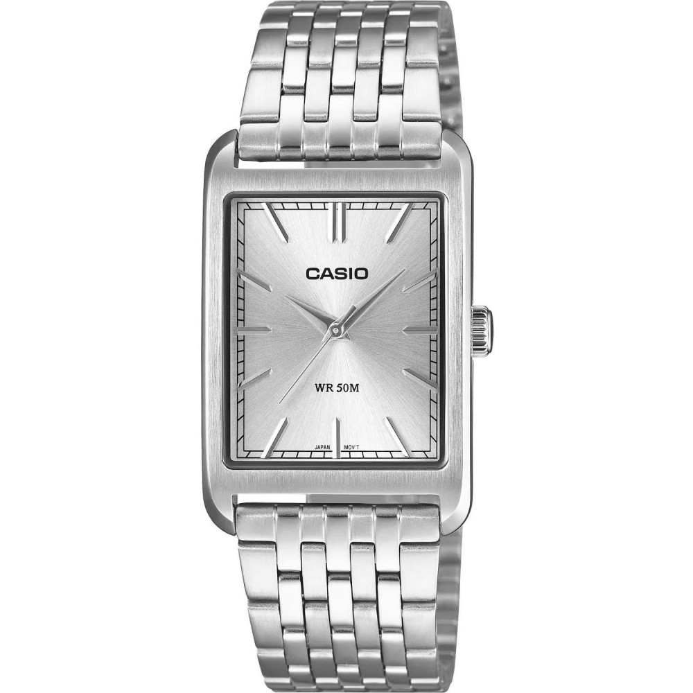 CASIO Collection Ρολόι Ασημί Ανοξείδωτο Ατσάλι μπρασελέ MTP-B215D-7AVER