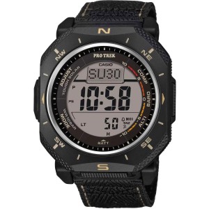 CASIO Protrek Tough Solar Chronograph Ρολόι Μαύρο Υφασμάτινο λουράκι PRG-69B-1ER