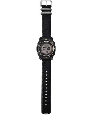CASIO Protrek Tough Solar Chronograph Ρολόι Μαύρο Υφασμάτινο λουράκι PRG-69B-1ER