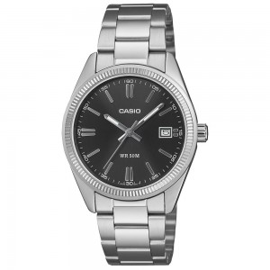 CASIO Collection Ρολόι Unisex Ασημί ανοξείδωτο ατσάλι μπρασελέ UTP-1302PD-1AVEF