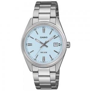 CASIO Collection Ρολόι Unisex Ασημί ανοξείδωτο ατσάλι μπρασελέ UTP-1302PD-2A2VEF