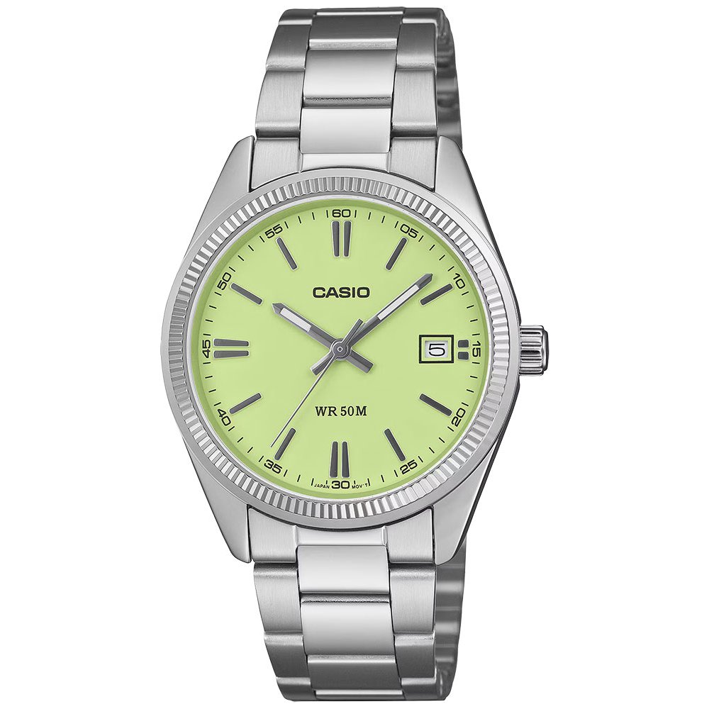 CASIO Collection Ρολόι Unisex Ασημί ανοξείδωτο ατσάλι μπρασελέ UTP-1302PD-3A2VEF