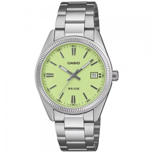CASIO Collection Ρολόι Unisex Ασημί ανοξείδωτο ατσάλι μπρασελέ UTP-1302PD-3A2VEF