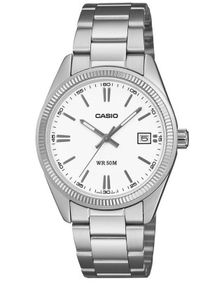 CASIO Collection Ρολόι Unisex Ασημί ανοξείδωτο ατσάλι μπρασελέ UTP-1302PD-7AVEF