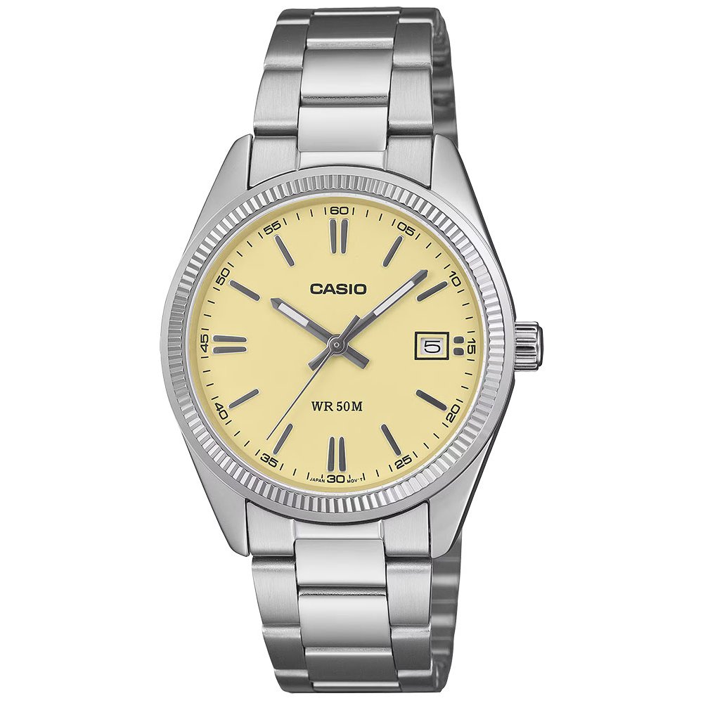 CASIO Collection Ρολόι Unisex Ασημί ανοξείδωτο ατσάλι μπρασελέ UTP-1302PD-9AVEF