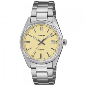 CASIO Collection Ρολόι Unisex Ασημί ανοξείδωτο ατσάλι μπρασελέ UTP-1302PD-9AVEF
