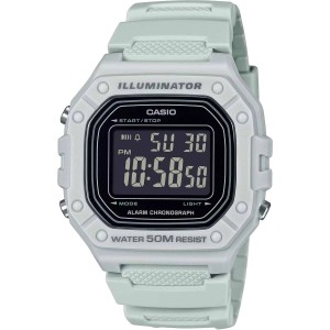 CASIO Collection Ρολόι Λευκό Καουτσούκ λουράκι W-218H-8BVEF
