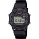 CASIO Standard Dual Time Ρολόι Μαύρο Καουτσούκ λουράκι W-220H-1A2VEF